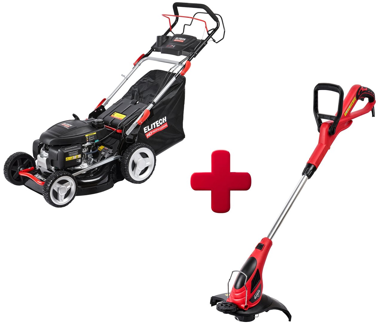 ELITECH GL 2346CS + ТЭ 045Н (газонокосилка, триммер)