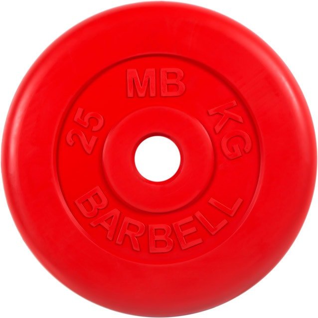 

Диск MB Barbell Стандарт 51 мм (1x25 кг, красный)