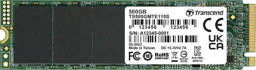

SSD Transcend 115S 500GB TS500GMTE115S