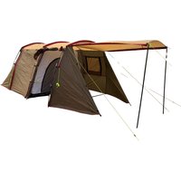 Кемпинговая палатка Sundays ZC-TT105-4 (серебристый/коричневый край)