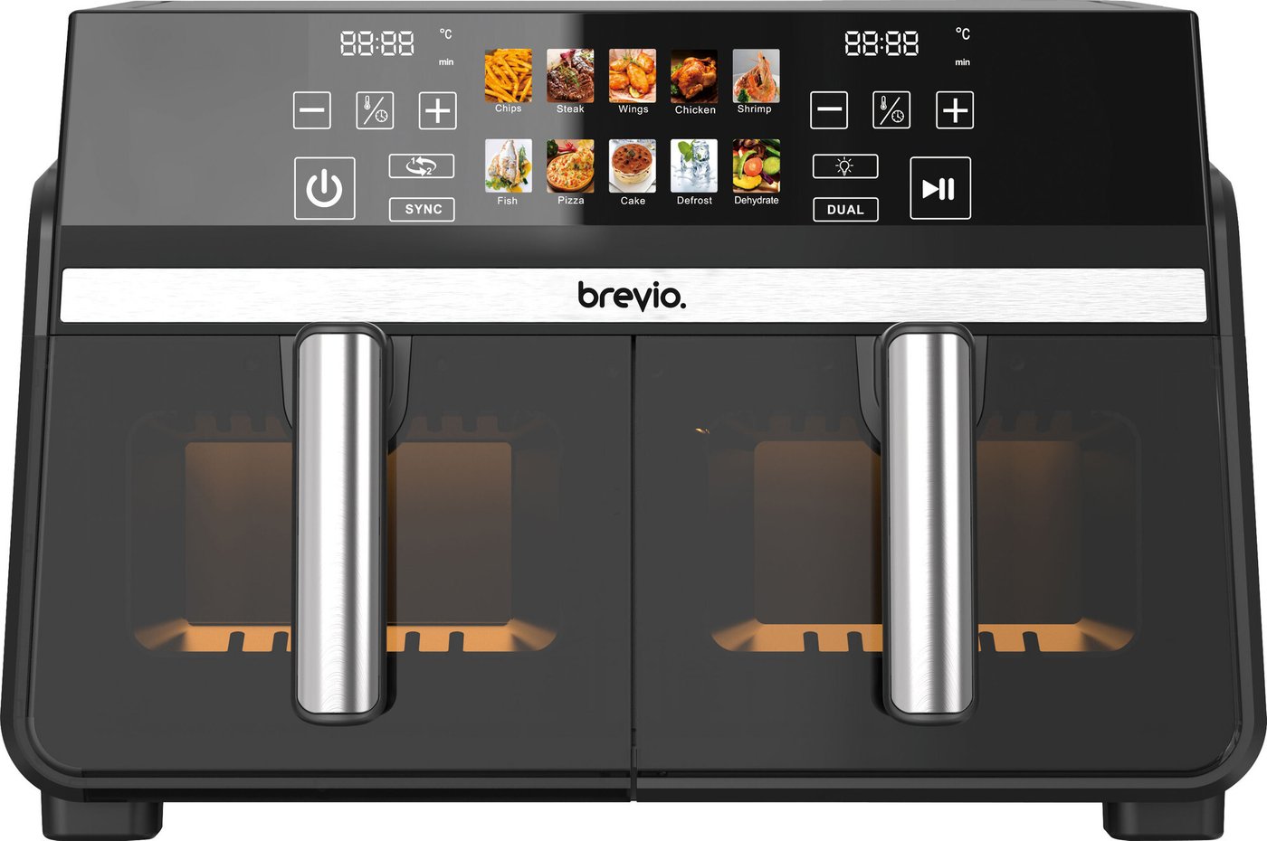 Аэрогриль (аэрофритюрница) Brevio Dual WD 10L
