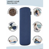 Ортопедическая подушка Amaro Home Eco Sport Roll AH218009SRG/20 35x10 (синий)