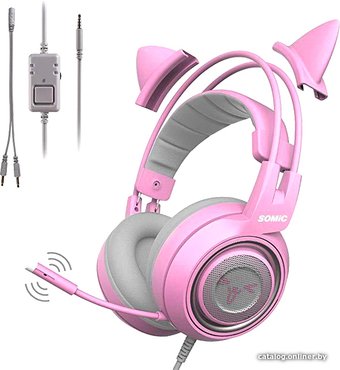 Наушники Somic G951S (розовый)