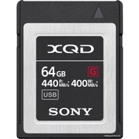 Карта памяти Sony XQD QD-G64F 64GB