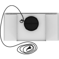 Кухонная вытяжка Elikor Sense Glass 60П-1000 229362 (белый/белое стекло)