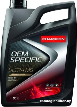 Моторное масло Champion OEM Specific Ultra MS 10W-40 5л