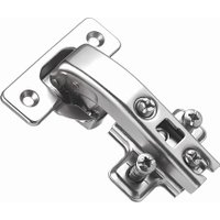 Мебельная петля GTV накладная GTV +90 градусов без пружины с ответной планкой H-2 45 мм с еврошурупом