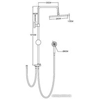 Душевая система  Wisent WP3500S