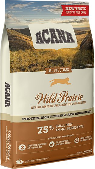 

Сухой корм для кошек Acana Wild Prairie for cats (Птица с рыбой) 1.8 кг