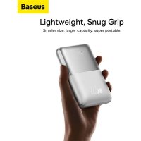 Внешний аккумулятор Baseus Bipow Pro Digital Display Fast Charge Power Bank 20000mAh (белый)