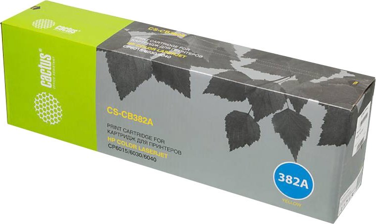 

Картридж CACTUS CS-CB382A (аналог HP 823A (CB382A))
