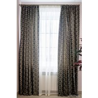 Комплект штор Decoretto Урбан графит УГ-K8 1.88x2.6 м (графит с рисунком, 2 шт) в Борисове
