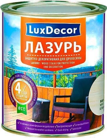 

Лазурь LuxDecor Лазурь 0.75 л (темный орех)