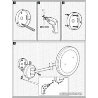 Косметическое зеркало Wasserkraft K-1004 (черный)