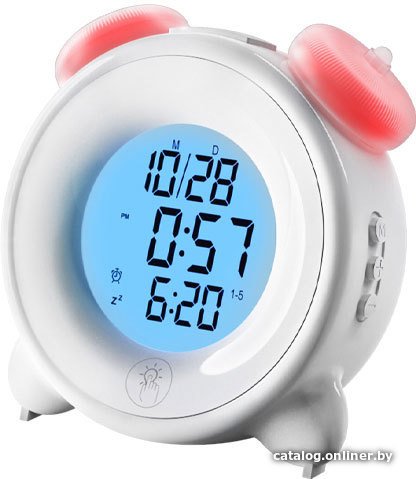 Настольные часы Ritmix CAT-057 (белый)