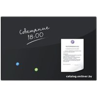 Магнитно-маркерная доска BRAUBERG стеклянная 40x60 см (черный)