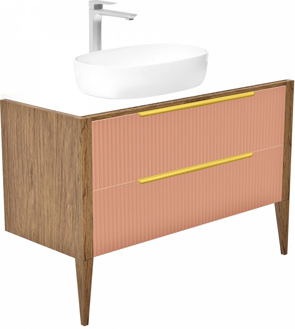 

ЗОВ Тумба под умывальник Валенсия 100 MV1000RAL3012-KP13W (белый)