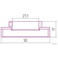 Отражатель Сунержа TUBE 3/4 (26.9 мм) 03-1029-0002