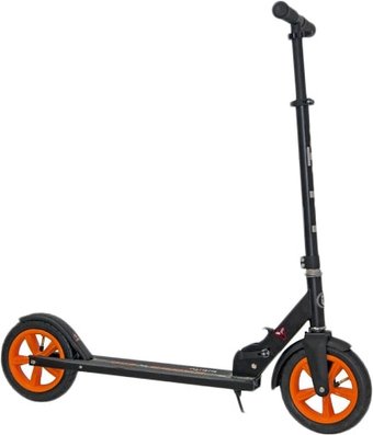 Двухколесный подростковый самокат Bibitu Cross SKL-037AWS (черный/оранжевый)