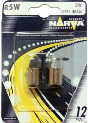 Галогенная лампа Narva R5W 2шт [17171B2]