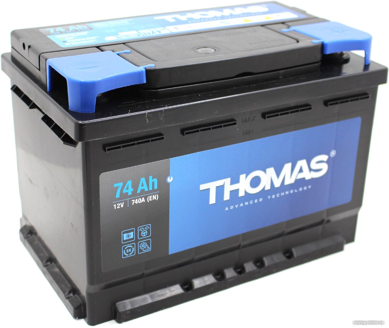 Автомобильный аккумулятор Thomas 74 Ah/12V 740А R+