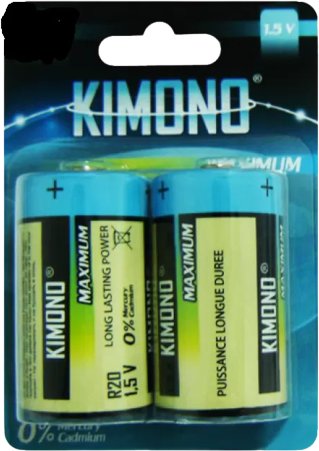 

Батарейка Kimono Maximum Alkaline R14/BL2 C 2шт