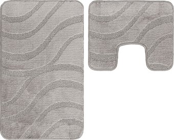Набор ковриков Maximus Symphony 2507 Fungi (50x80/40x50, серый)