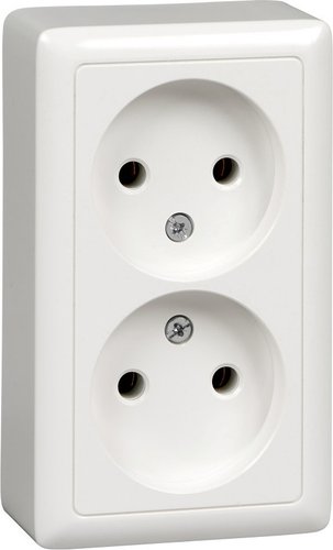 Розетка Systeme Electric Хит RA16-237I-B (белый)