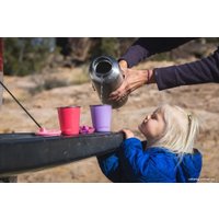 Многоразовый стакан Klean Kanteen Kid Cup Straw Lid 296мл (crocus petal)