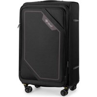 Чемодан-спиннер Solier STL2240 (M, черный/кофе)