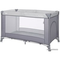 Манеж-кровать Lorelli Torino 1 2022 (серый, полосы)