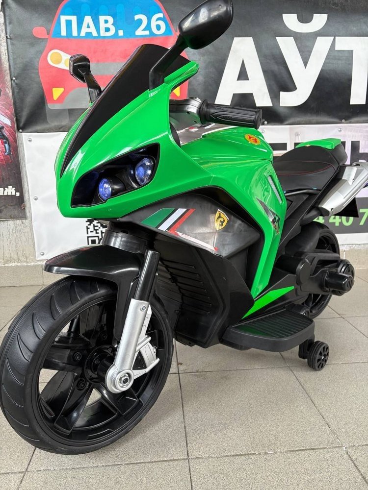 Электромотоцикл Baby Driver Yamaha H333 (зеленый)