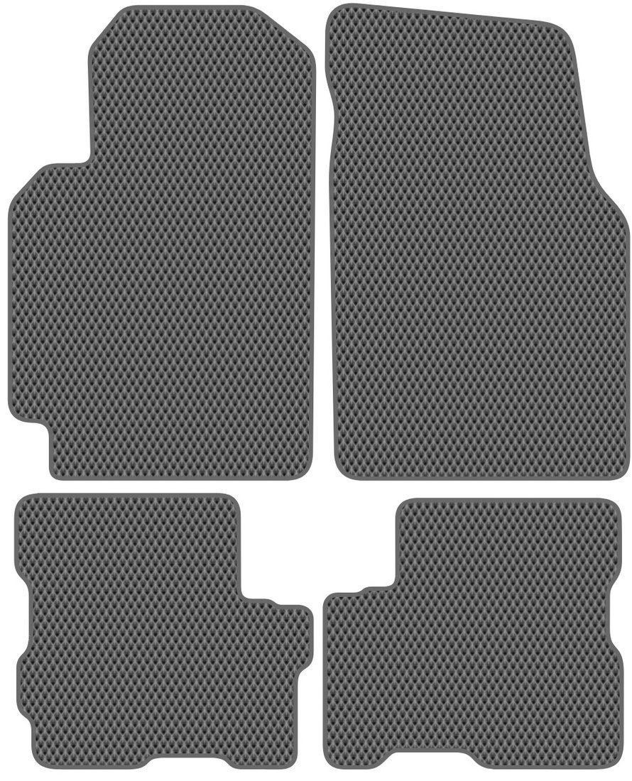 

Комплект ковриков для авто Alicosta Honda HR-V (suv / GH) 2001 - 2005 (серый, ромб)