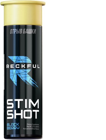 Предтренировочный комплекс Reckful Stim shot 60 ml (12 шт)