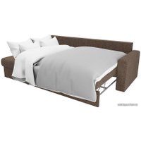 Угловой диван Mio Tesoro Верона левый (микровельвет, коричневый)