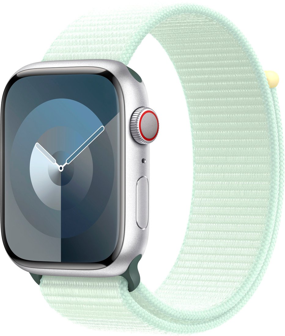 

Ремешок Apple Sport Loop MW4Q3 (45 мм, нежная мята, размер R)