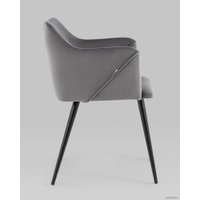 Стул Stool Group Джоэл с подлокотниками vd-joel-b27 (велюр серый)