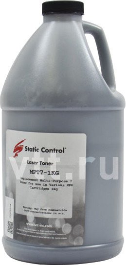 

Тонер Static Control для HP LJ P1005/1006/1505 MPT7 1 кг