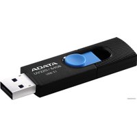 USB Flash ADATA UV320 64GB (черный/голубой)