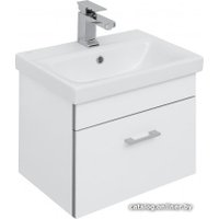Aquanet Тумба Верона 50 00254066 с умывальником Moduo Slim (белый)