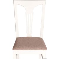 Стул TetChair Hermes 43x49x94 (дерево гевея/Ivory White/ткань серый)