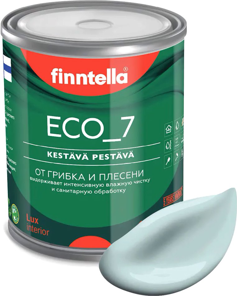 

Краска Finntella Eco 7 Aamu F-09-2-1-FL019 0.9 л (светло-голубой)