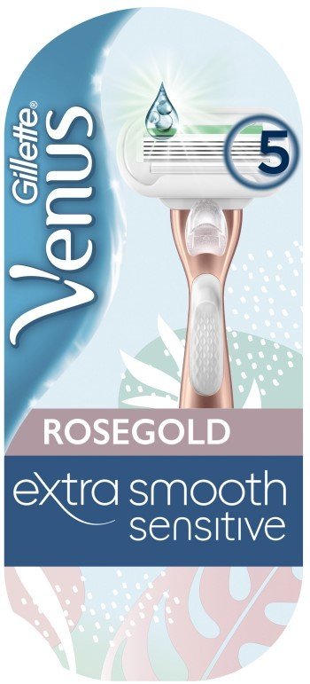 

Бритвенный станок Gillette Extra Smooth Sensitive Rosegold 1 сменная кассета 7702018517824