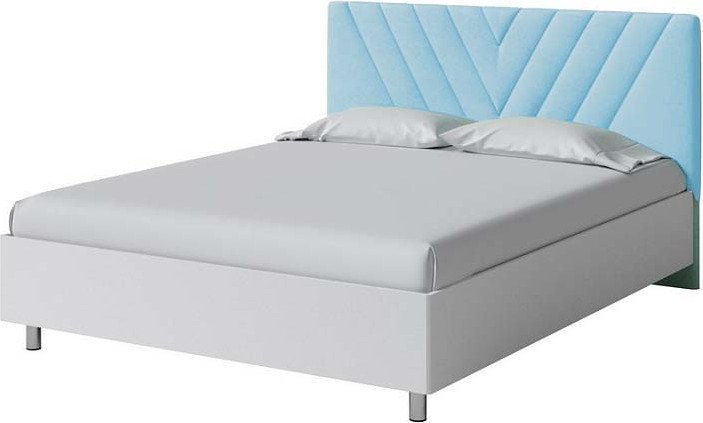 

Кровать PROxSON Ora 160x200 (белый/Teddy 028 морозная свежесть)