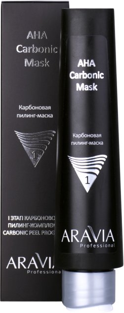

Aravia Маска для лица гелевая Professional Карбоновая пилинг-маска AHA Carbonic Mask (100 мл)