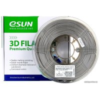 Пластик eSUN PET-G 1.75 мм 1000 г (серебристый непрозрачный)