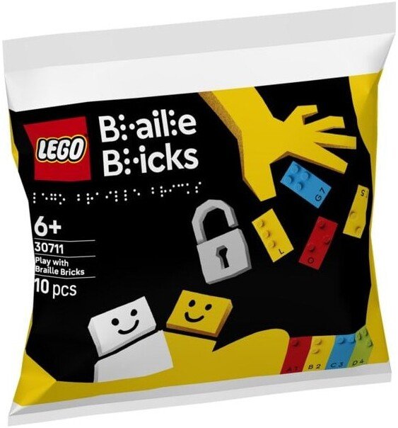 

Конструктор LEGO Braille Bricks 30711 Игра с кубиками Брайля