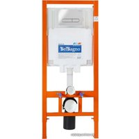 Унитаз подвесной BelBagno BB3105CHR/SC/BB002-80/BB005-PR-CHROME