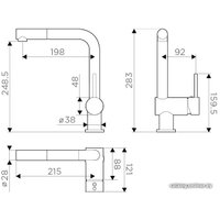 Смеситель Omoikiri Tanigawa-S-BN 4994241