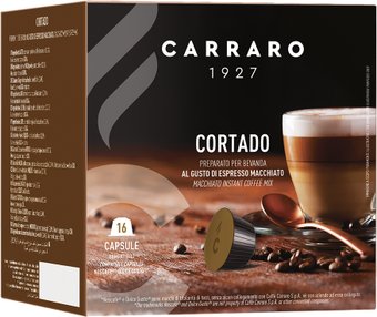 Кофе в капсулах Carraro Cortado в капсулах Dolce Gusto 16 шт